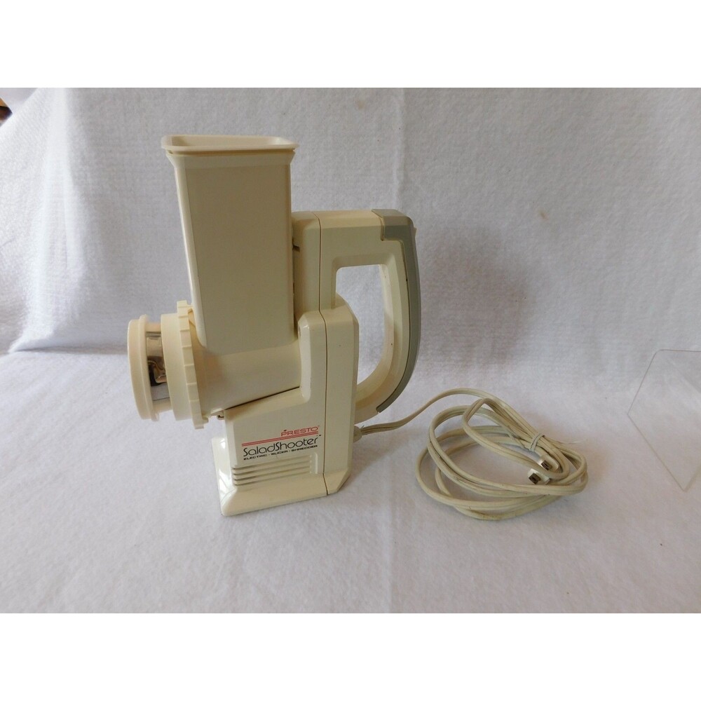 Presto Salad Shooter Electric Grater Slicer Shredder Vintage